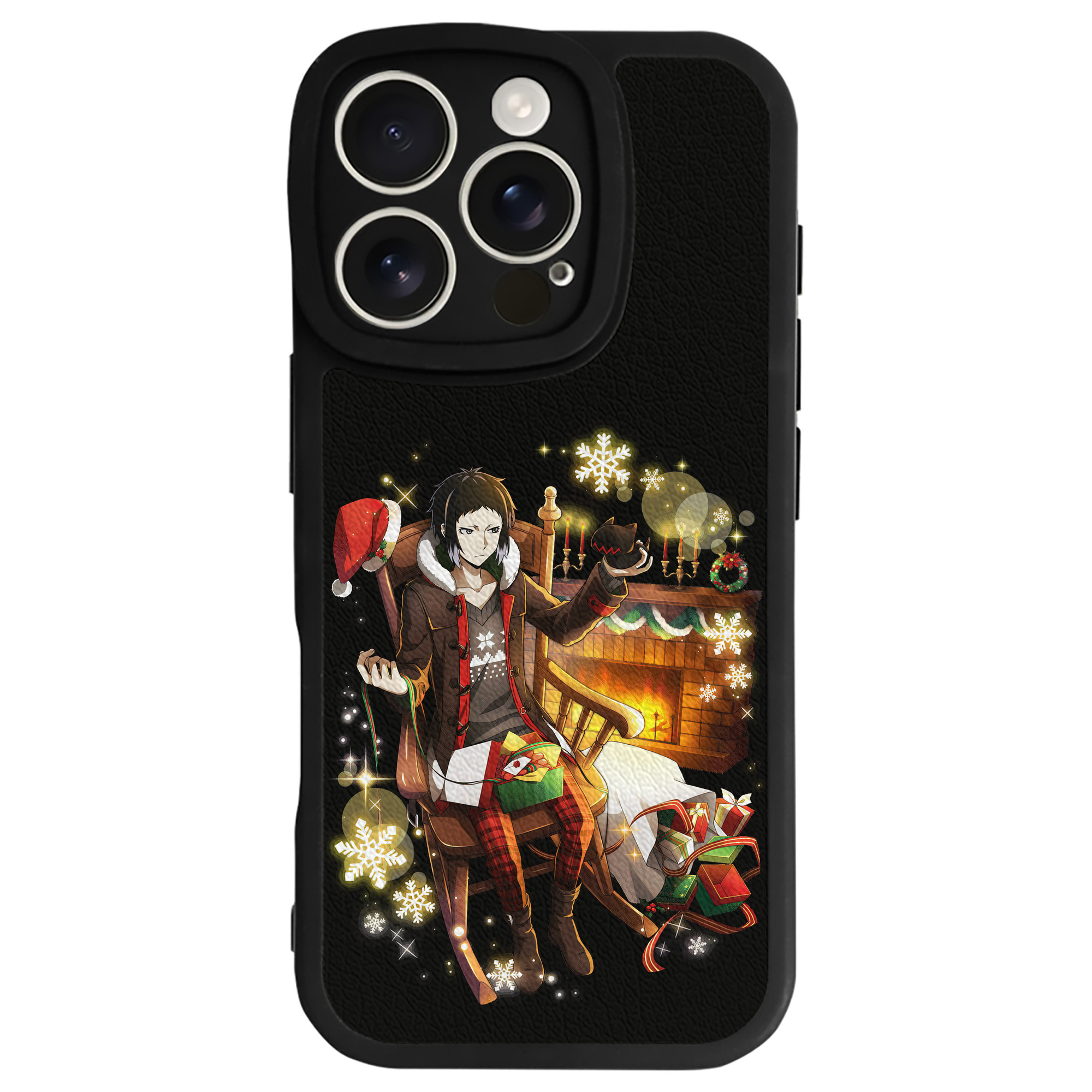 （画像用） 文豪ストレイドッグス Bungo Stray Dogs 【iPhone 16シリーズ対応】シリコンスマホケース（レザー調） 材質：シリコン